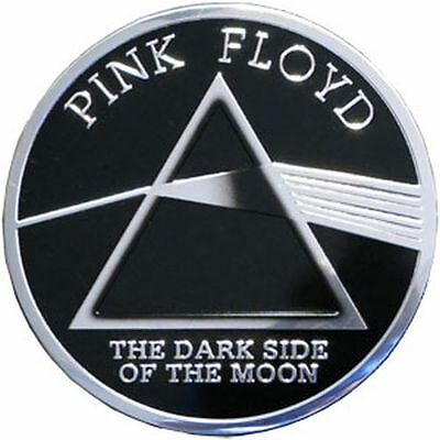 Pink Floyd - Dark Side Logo - Metal Sticker 3 X 3 - Brand New - Car Decal 7613