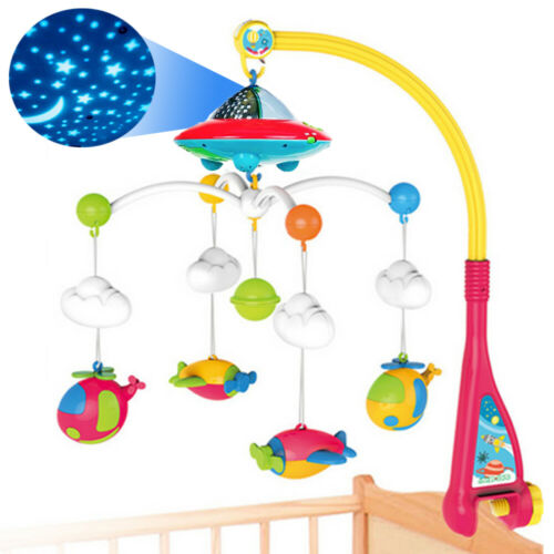 Baby Musical Bed Bell Kid Crib Musical Mobile Cot Music Box Gift Baby Rattle Toy