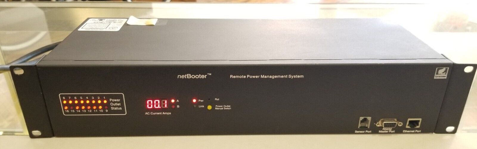 Synaccess Np-1601d(t)  Netbooter 16-port Remote Power Management System