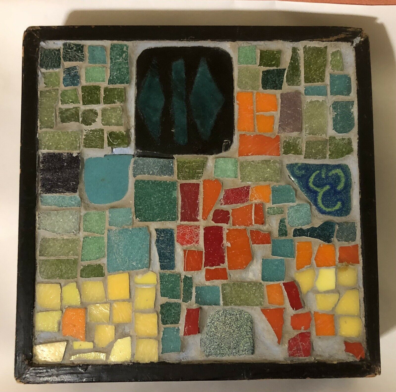 Vintage Ceramic Mosaic Piece - 1957-63 Catalina Island - California Pottery Art
