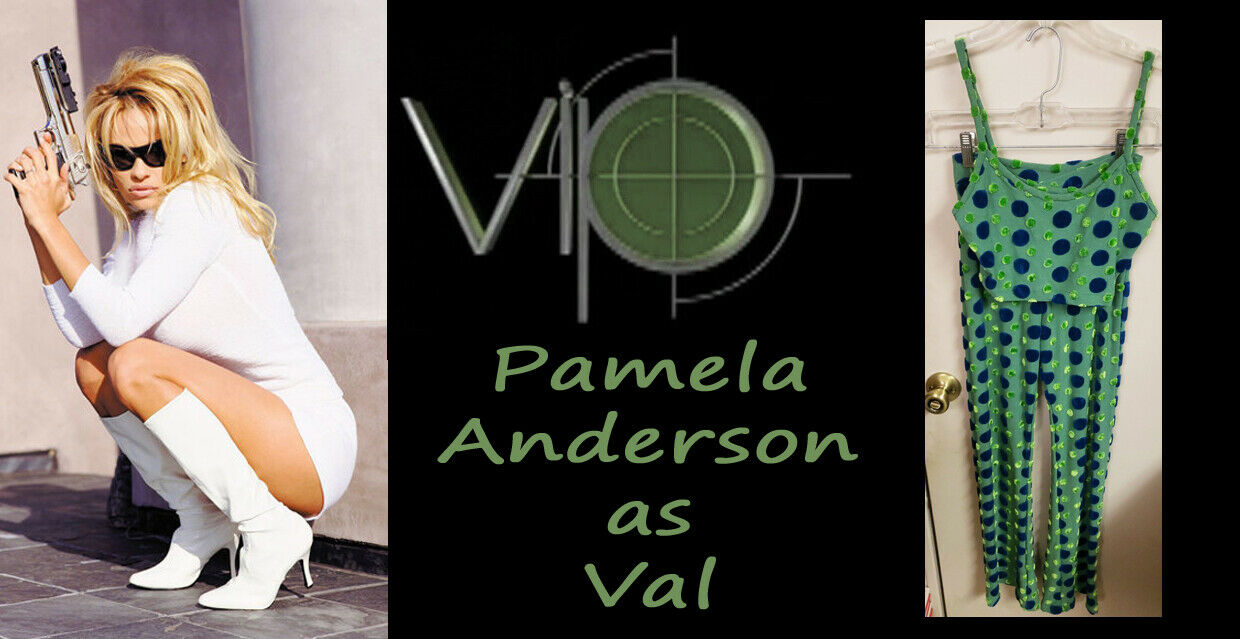 Vip V.i.p. Pamela Anderson 2-pc Top/pants Tv Worn Wardrobe W/ Studio Coa